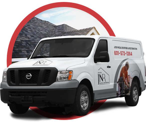 commercial roofing van for Josh Neal Roofing